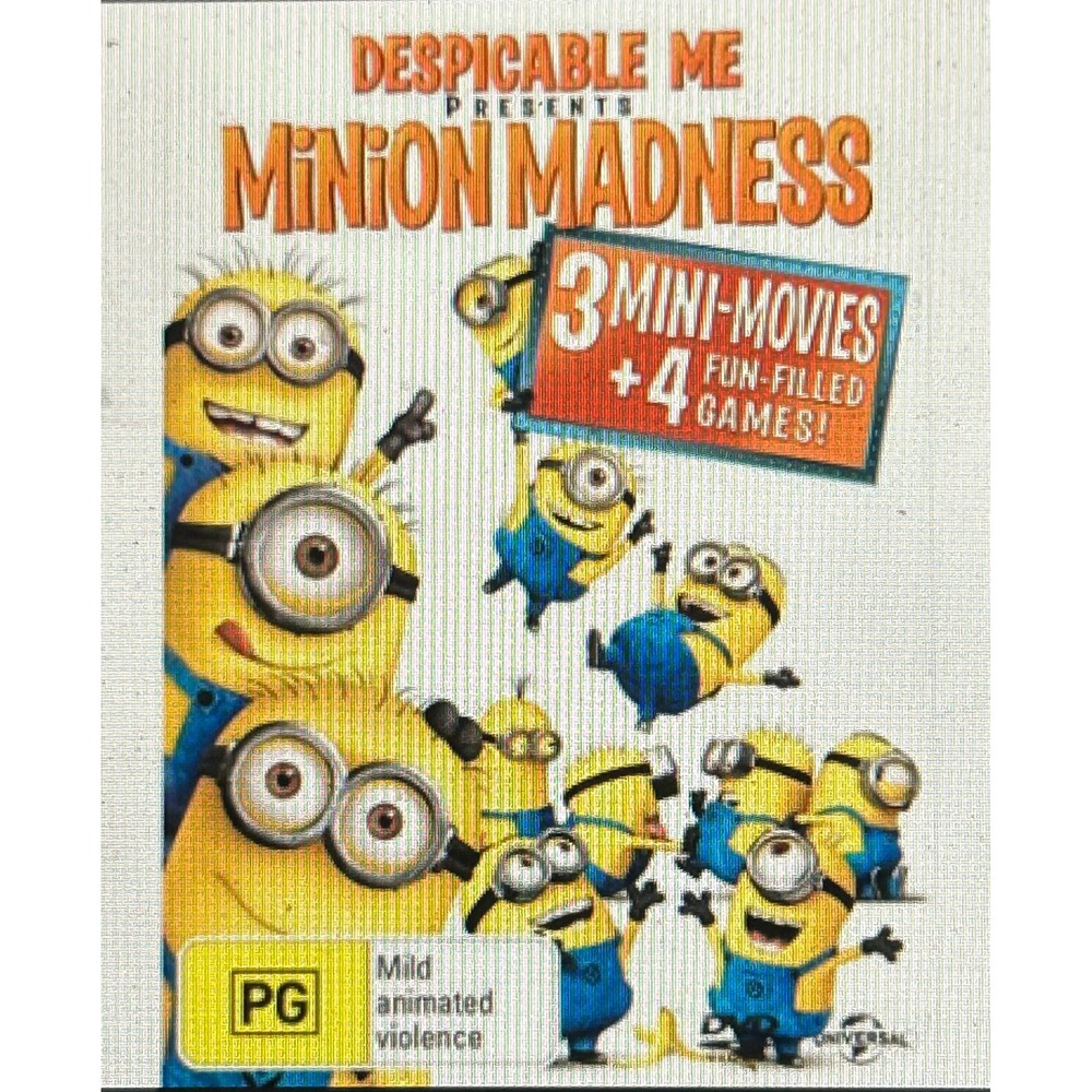 Despicable Me Minion Madness DVD Disc Only Minions Animated Tested